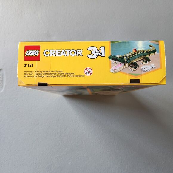 LEGO Creator 3 in 1 Crocodile Alligator Snake Frog 31121 New Sealed Box - Picture 6 of 8